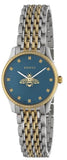 Gucci G Timeless Quartz Blue Dial Two Tone Steel Strap Watch For Women - YA1265029 Buy Now By Gucci