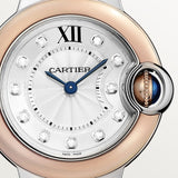 Cartier Ballon Bleu De Cartier Diamonds Silver Dial Two Tone Steel Strap Watch for Women - W3BB0026 Buy Now By Cartier