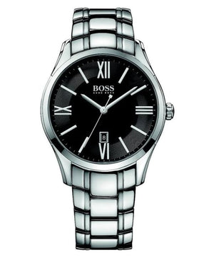 Hugo Boss Governer Black Dial Silver Steel Strap Watch for Men - 1513488 Buy Now By Hugo Boss