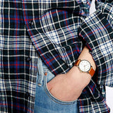 Marc Jacobs Baker White Dial Brown Leather Strap Watch for Women - MBM1317 Buy Now By Marc Jacobs