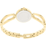 Bulova Crystal Collection Mother of Pearl Dial Gold Steel Strap Watch for Women - 98L225 Buy Now By Bulova