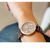 Michael Kors Parker Analog Quartz Brown Dial Brown Steel Strap Watch For Women - MK6378 Buy Now By Michael Kors