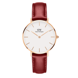 Daniel Wellington Classic Suffolk White Dial Brown Leather Strap Watch For Men - DW00100122 Buy Now By Daniel Wellington