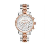 Michael Kors Ritz Chronograph Silver Dial Two Tone Steel Strap Watch For Women - MK6938 Buy Now By Michael Kors