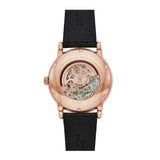 Emporio Armani Meccanico Black Dial Black Leather Watch For Men - AR60004 Buy Now By Emporio Armani