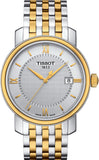 Tissot T Classic Bridgeport Quartz Silver Dial Two Tone Mesh Bracelet Watch For Men - T097.410.22.036.00 Buy Now By Tissot