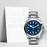 Tudor Black Bay Automatic Blue Dial Silver Steel Strap Watch for Men - M79540-0004 Buy Now By Tudor