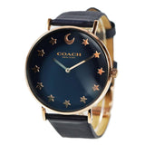 Coach Perry Navy Blue Dial Blue Leather Strap Watch for Women - 14503043 Buy Now By Coach