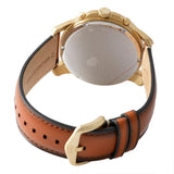 Fossil Grant Sport Chronograph Blue Dial Brown Leather Strap Watch for Men - FS5268 Buy Now By Fossil