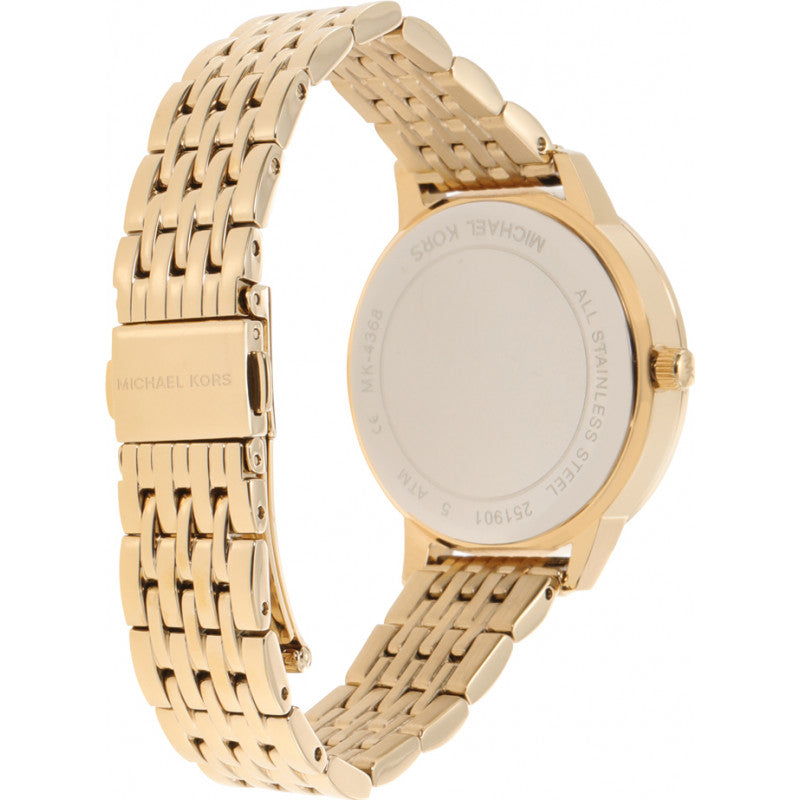 Michael Kors Melissa Quartz Gold Dial Gold Steel Strap Watch for Women - MK4368 Buy Now By Michael Kors