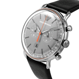 Emporio Armani Aviator Grey Dial Grey Leather Strap Watch For Men - AR11168 Buy Now By Emporio Armani