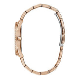 Guess G Twist Diamonds Rose Gold Dial Rose Gold Steel Strap Watch For Women - W1201L3 Buy Now By Guess