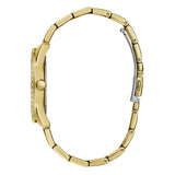 Guess G Twist Diamonds Gold Dial Gold Steel Strap Watch For Women - W1201L2 Buy Now By Guess