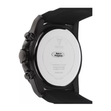 Guess Commander Black Dial Black Rubber Strap Watch for Men - GW0211G3 Buy Now By Guess