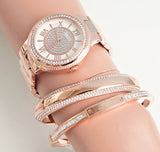 Guess Madison Diamonds White Dial Rose Gold Steel Strap Watch for Women - W0637L3 Buy Now By Guess