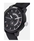 Tommy Hilfiger Denim Quartz Black Dial Black Rubber Strap Watch for Men - 1791483 Buy Now By Tommy Hilfiger