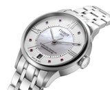 Tissot Chemin Des Tourelles Powermatic 80 Rubies Mother of Pearl Dial Silver Steel Strap Watch For Women - T099.207.11.113.00 Buy Now By Tissot