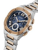 Guess Headliner Multifunction Blue Dial Two Tone Steel Strap Watch For Men - GW0572G4 Buy Now By Guess