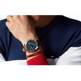 Tommy Hilfiger London Chronograph Blue Dial Brown Leather Strap Watch for Men - 1791532 Buy Now By Tommy Hilfiger