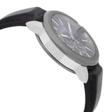Gucci G Chrono Black Dial Black Leather Strap Watch For Men - YA101205 Buy Now By Gucci