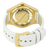 Marc Jacobs Henry Skeleton White Dial White Leather Strap Watch for Women - MBM1339 Buy Now By Marc Jacobs