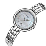 Tissot T Lady Flamingo Diamonds White Dial Silver Steel Strap Watch For Women - T094.210.11.116.01 Buy Now By Tissot