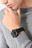 Emporio Armani Luigi Quartz Black Dial Black Silicon Strap Watch For Men - AR11071 Buy Now By Emporio Armani