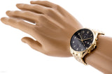 Tommy Hilfiger West Chronograph Quartz Black Dial Gold Steel Strap Watch For Men - 1791708 Buy Now By Tommy Hilfiger
