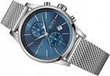 Hugo Boss Jet Blue Dial Silver Mesh Bracelet Watch for Men - 1513441 Buy Now By Hugo Boss
