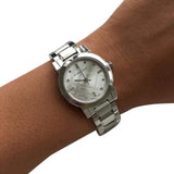 Burberry The City Silver Dial Silver Steel Strap Watch for Women - BU9213 Buy Now By Burberry