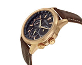 Citizen Eco Drive Calendrier Black Dial Brown Leather StrapWatch For Men - BU2023-12E Buy Now By Citizen