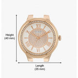Guess Madison Diamonds White Dial Rose Gold Steel Strap Watch for Women - W0637L3 Buy Now By Guess