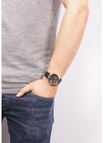 Fossil Grant Chronograph Grey Dial Black Leather Strap Watch for Men - FS5085 Buy Now By Fossil