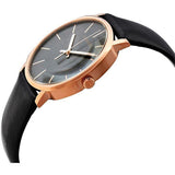 Calvin Klein Posh Black Dial Black Leather Strap Watch for Men - K8Q316C3 Buy Now By Calvin Klein