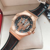 Maserati Potenza Skeleton Limited Edition Dial Black Strap Watch For Men - R8821108026 Buy Now By Maserati