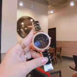 Michael Kors Parker Mother of Pearl Black Dial Two Tone Steel Strap Watch for Women - MK6414 Buy Now By Michael Kors