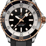 Breitling Superocean Automatic 42 Black Dial Black Rubber Strap Watch for Men - U17375211B1S1 Buy Now By Breitling