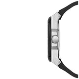 Guess Legacy White Dial Black Rubber Strap Watch For Men - W1049G3 Buy Now By Guess