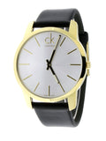 Calvin Klein City Silver Dial Black Leather Strap Watch for Men - K2G21520 Buy Now By Calvin Klein