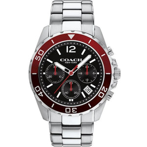 Coach Kent Black Dial Silver Steel Strap Watch for Men - 14602556 Buy Now By Coach