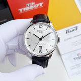 Tissot Chemin Des Tourelles Powermatic 80 Silver Dial Black Leather Strap Watch For Men - T099.407.16.037.00 Buy Now By Tissot