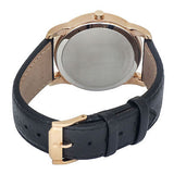 Movado Museum Classic Black Dial Black Leather Strap Watch For Men - 607060 Buy Now By Movado