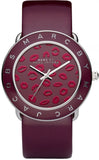 Marc Jacobs Amy Red Dial Burgundy Leather Strap Watch for Women - MBM1162 Buy Now By Marc Jacobs