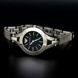 Emporio Armani Classic Quartz Black Dial Silver Steel Strap Watch For Women - AR7328 Buy Now By Emporio Armani