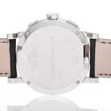 Burberry The City Chronograph White Dial Black Leather Strap Watch for Men - BU9355 Buy Now By Burberry