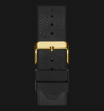 Guess Phoenix Multifunction Crystals Gold Dial Black Silicone Strap Watch For Men - GW0048G2 Buy Now By Guess