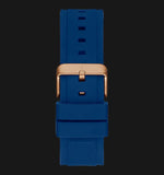 Guess Matrix Multifunction Blue Dial Blue Rubber Strap Watch for Men - GW0423G4 Buy Now By Guess