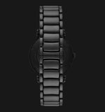 Emporio Armani Meccanico Skeleton Black Dial Black Steel Strap Watch For Men - AR60045 Buy Now By Emporio Armani