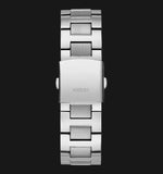 Guess Empire Quartz Black Dial Silver Steel Strap Watch For Men - GW0489G1 Buy Now By Guess