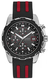 Guess Octane Chronograph Black Dial Two Tone Silicone Strap Watch For Men - W1047G1 Buy Now By Guess